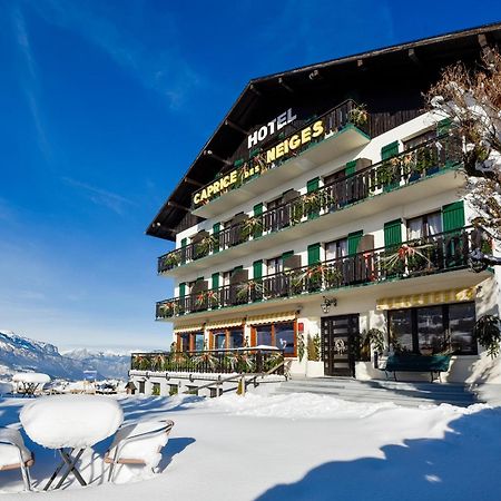 Hotel Le Caprice Des Neiges Combloux Kültér fotó