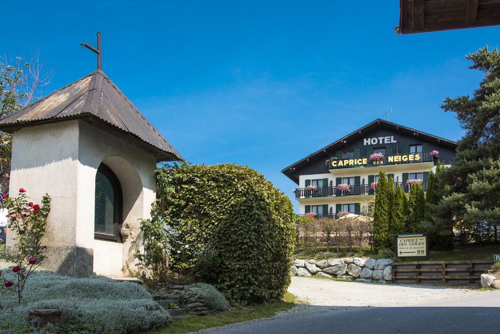 Hotel Le Caprice Des Neiges Combloux Kültér fotó