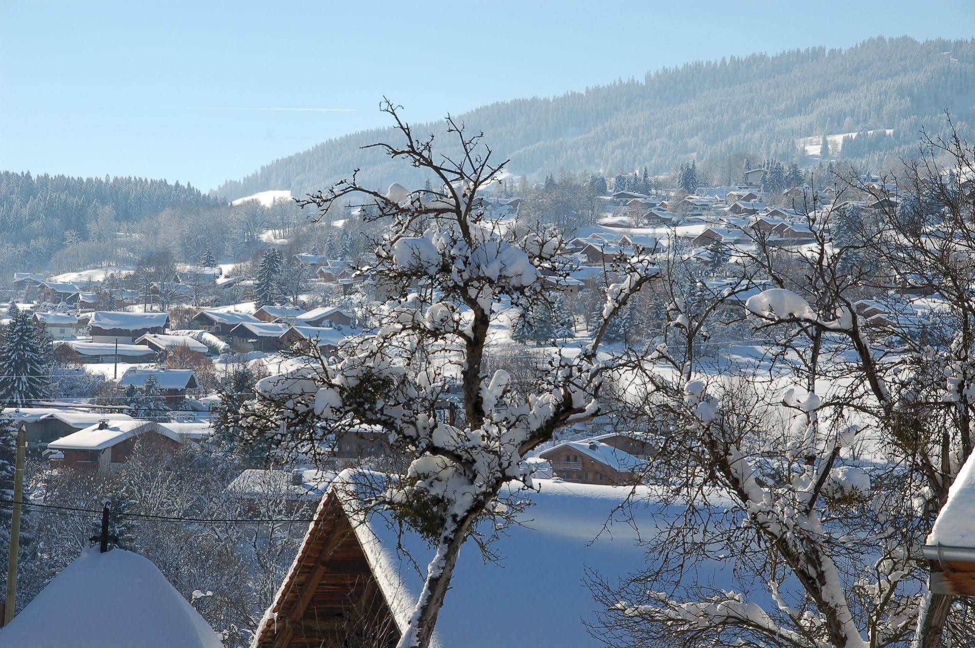 Hotel Le Caprice Des Neiges Combloux Kültér fotó